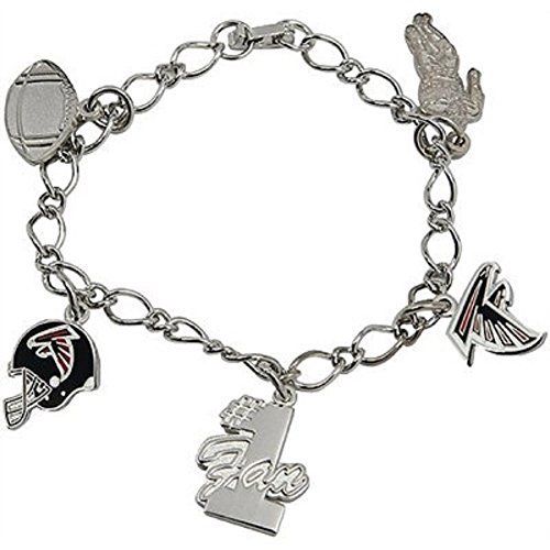 Atlanta Falcons Metal 5 Charm Bracelet