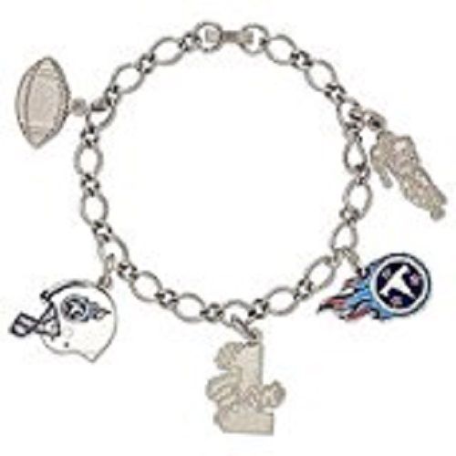 Womens Tennessee Titans Silverton 5 Charm Bracelet