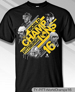 Pittsburgh Penguins Stanley Cup Champions 2016 Tee Shirt Large