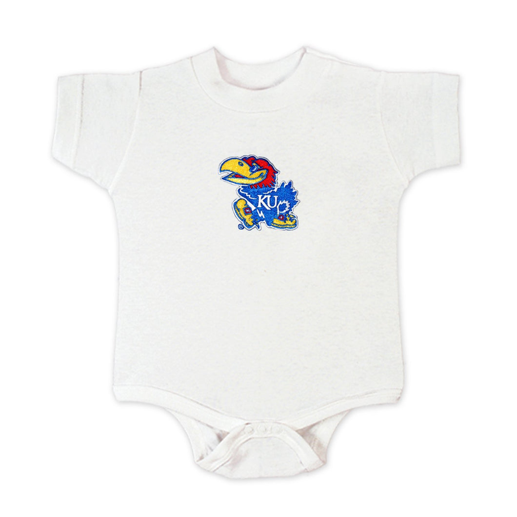Kansas Jayhawks Bodysuit - 18 Months - White