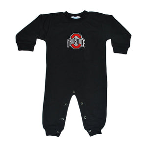 Baby Boys Ohio Buckeyes Long Leg Romper Size 12/18 Months