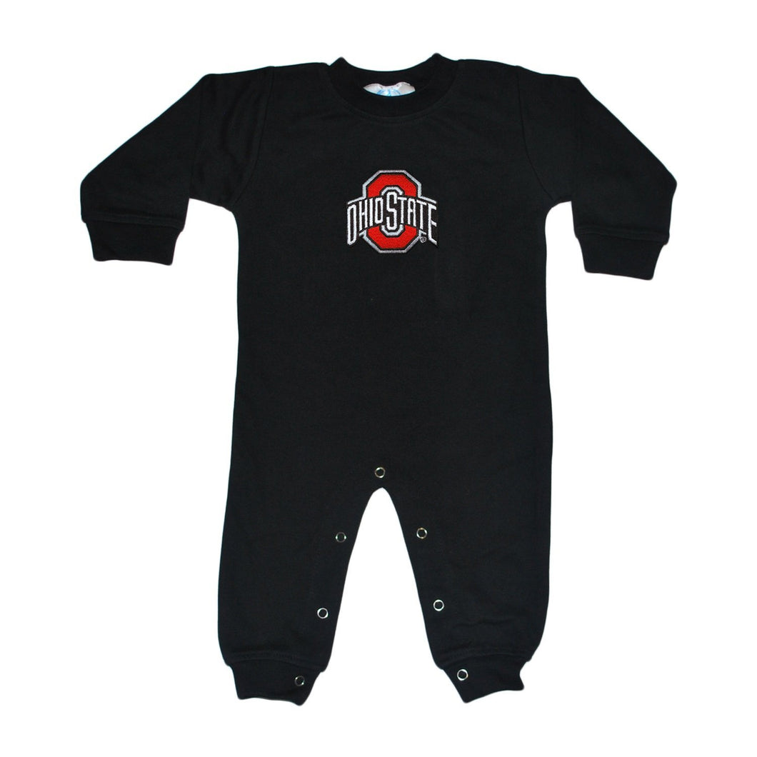 Baby Boys Ohio Buckeyes Long Leg Romper Size 12/18 Months