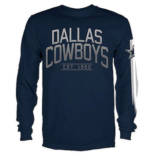 Mens Dallas Cowboys Long Sleeve Tee-Shirt