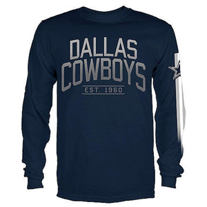 Mens Dallas Cowboys Long Sleeve Tee-Shirt Size Medium