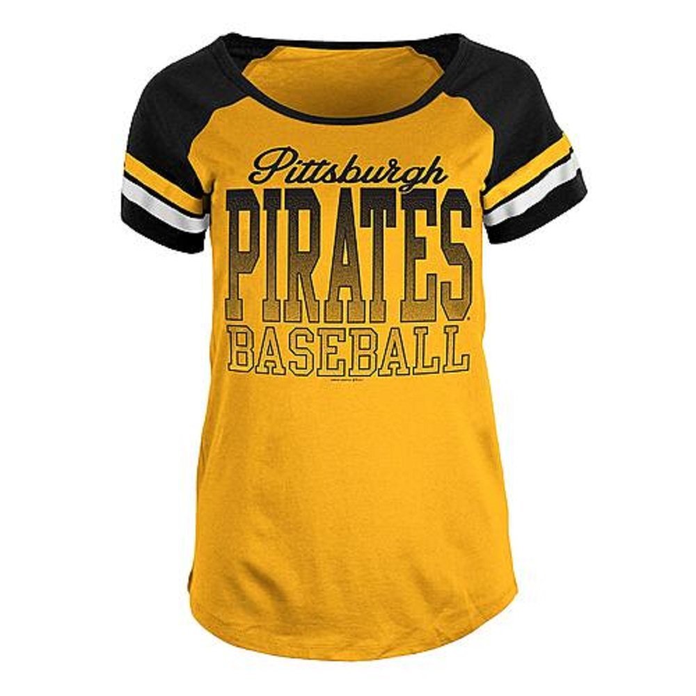 Women's Scoop Neck Tee- Shirt - Pittsburgh Pirates Size Small