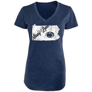 Women's Graphic Tee-Shirt - Penn State Size Medium