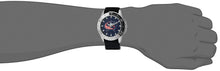 Game Time Men's 'Starter'  Metal and Nylon Quartz Analog  Watch, Color:Black (Model: NHL-STA-CBJ)