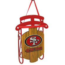 San Francisco 49ers Ornament - Metal Sled