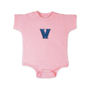 Villanova Wildcats Bodysuit - 12 Months - Light Pink