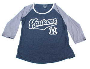 Ladies New York Yankees Graphic Tee Shirt Top