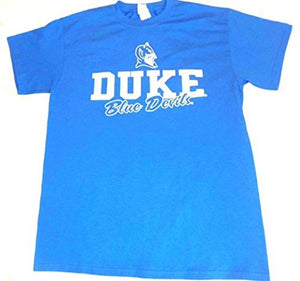 Mens Duke Blue Devils Campus Script Tee Shirt Size Medium
