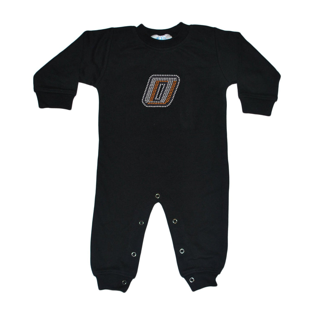 Baby Girls Oklahoma State Cowboys Long Leg Romper Size 6 Months