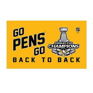 Pittsburgh Penguins 2016-2017 Back to Back Stanley Cup Rally Towel
