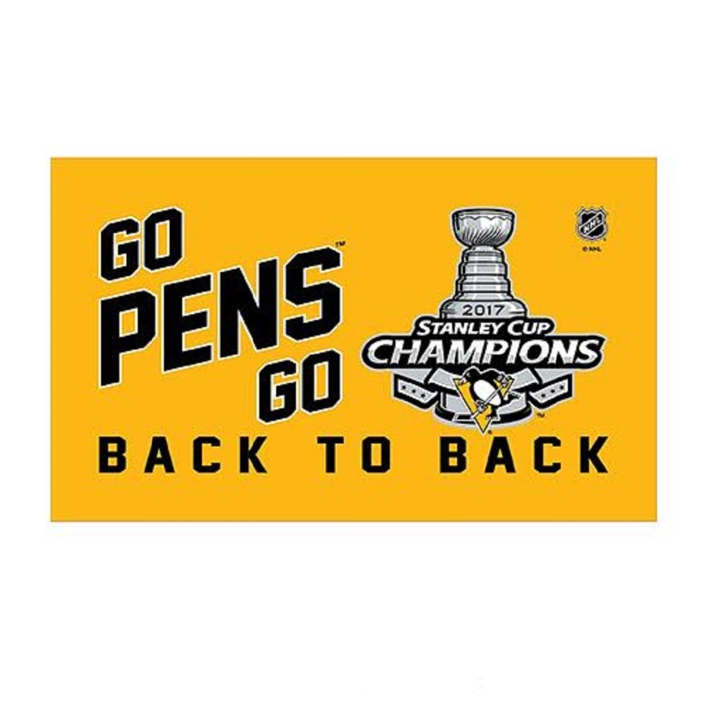 Pittsburgh Penguins 2016-2017 Back to Back Stanley Cup Rally Towel