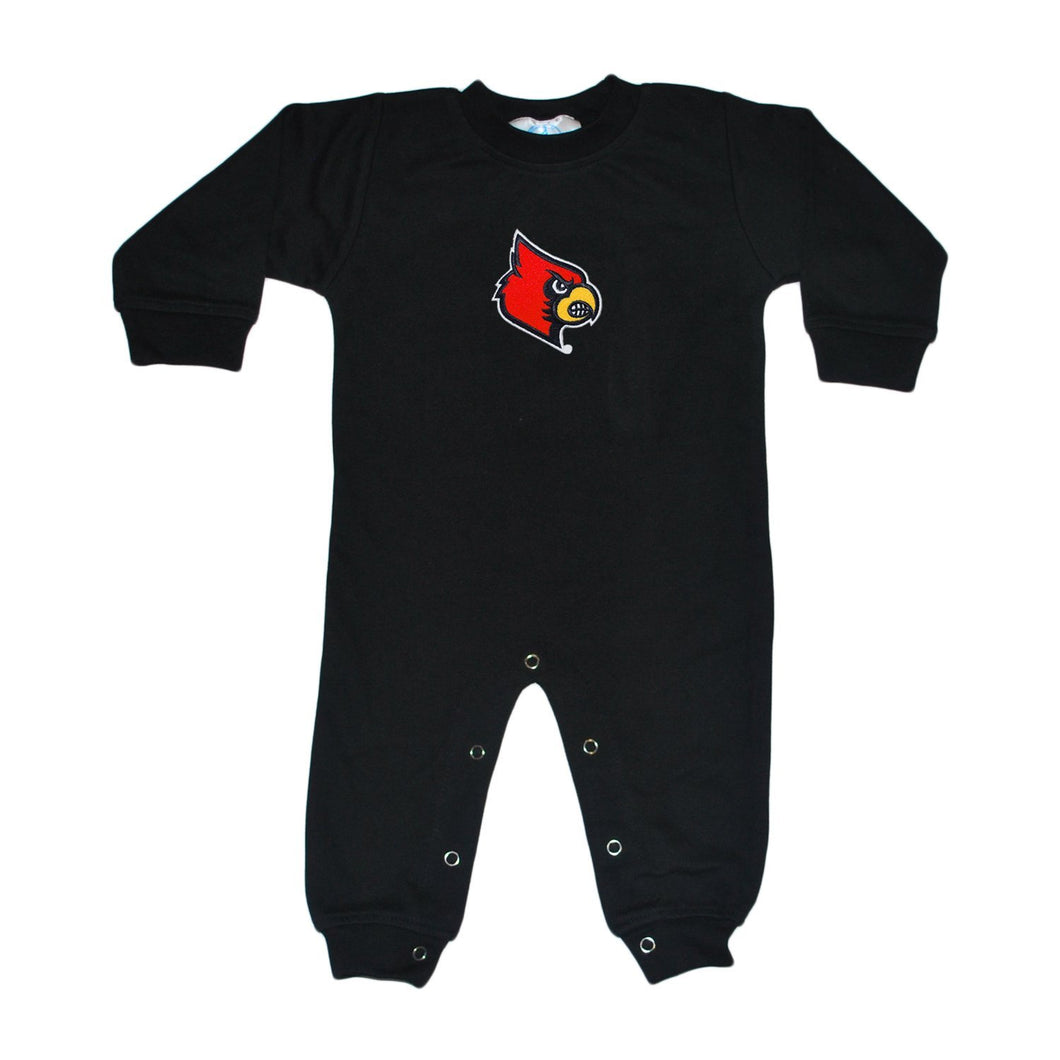 Baby Boys Louisville Cardinals Long Sleeve Romper Size 12/18 Months