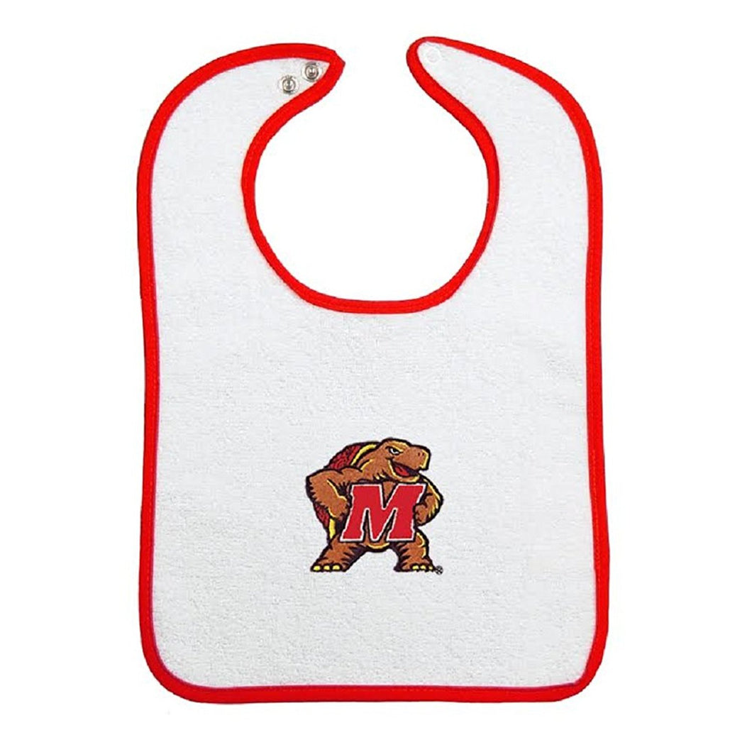 Maryland Terrapins Terry Baby Bib