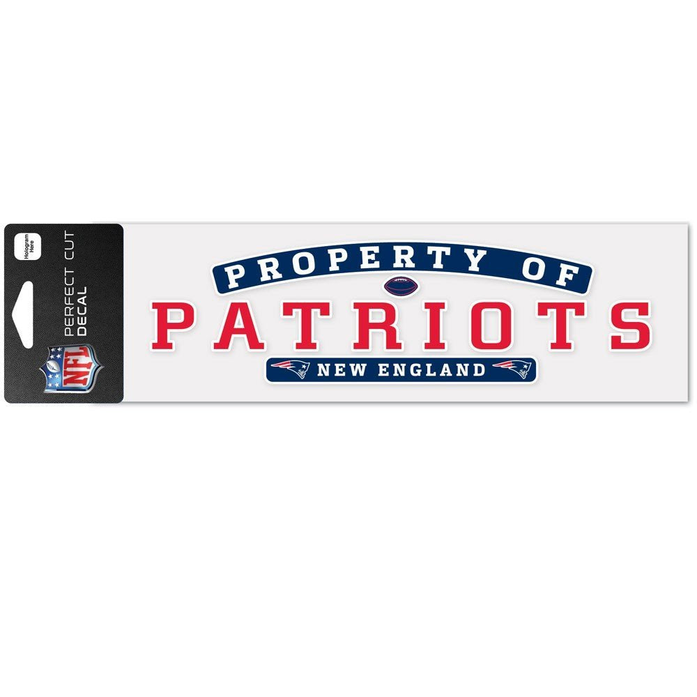NFL New England Patriots WCR42314014 Perfect Cut Decals, 3