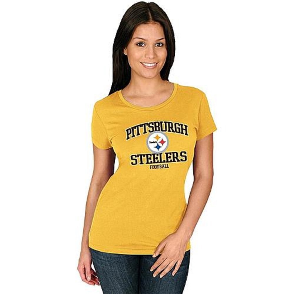 Women's Graphic Tee-Shirt - Pittsburgh Steelers Size Small