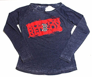 Boston Red Sox Women's Over The Top 3/4 Sleeve Raglan - By Alyssa Milano