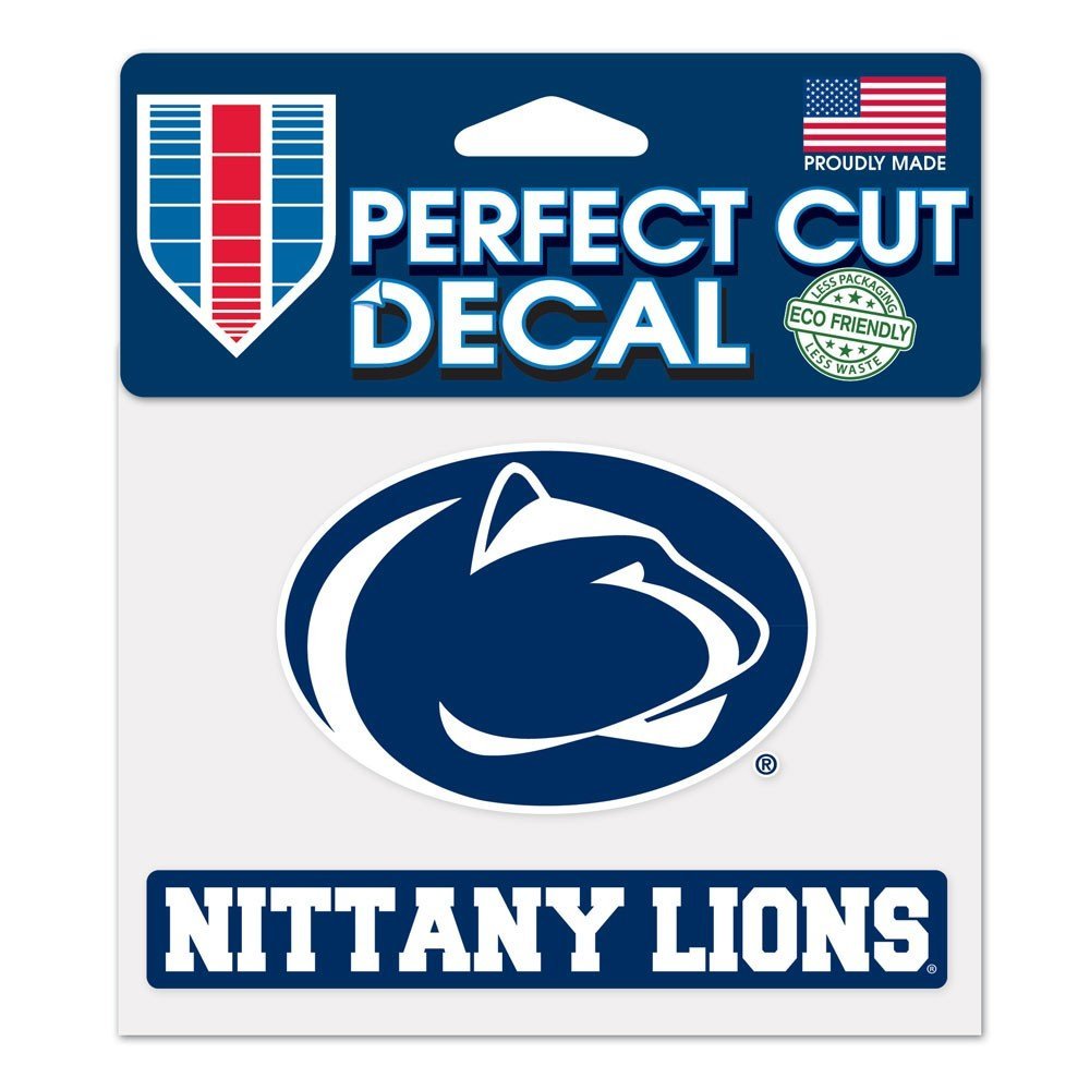 NCAA Penn State University WCR36404014 Perfect Cut Color Decal, 4.5