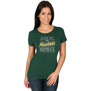 Women's Graphic Tee-Shirt - Green Bay Packers Size Large
