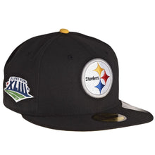 New Era 59FIFTY Team Side Patch NFL Pittsburgh Steelers XLIII Super Bowl Size 7 1/4