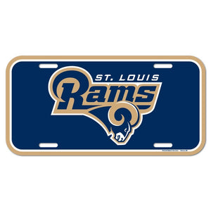 St Louis Rams License Plate