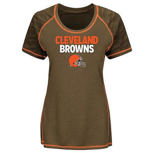 Womens Performance Tee Shirt-Cleveland Browns Size Small