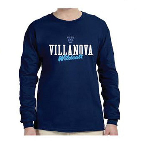 Men's Villanova Wildcats Long Sleeve Tee Shirt