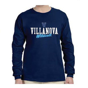Men's Villanova Wildcats Long Sleeve Tee Shirt