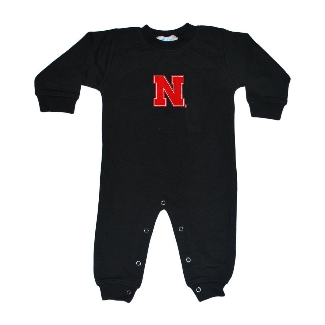 Baby Boys Nebraska Cornhuskers Long Leg Romper Size 12/18 Months
