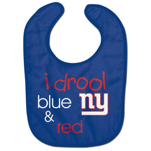 New York Giants "I Drool" Baby Bib