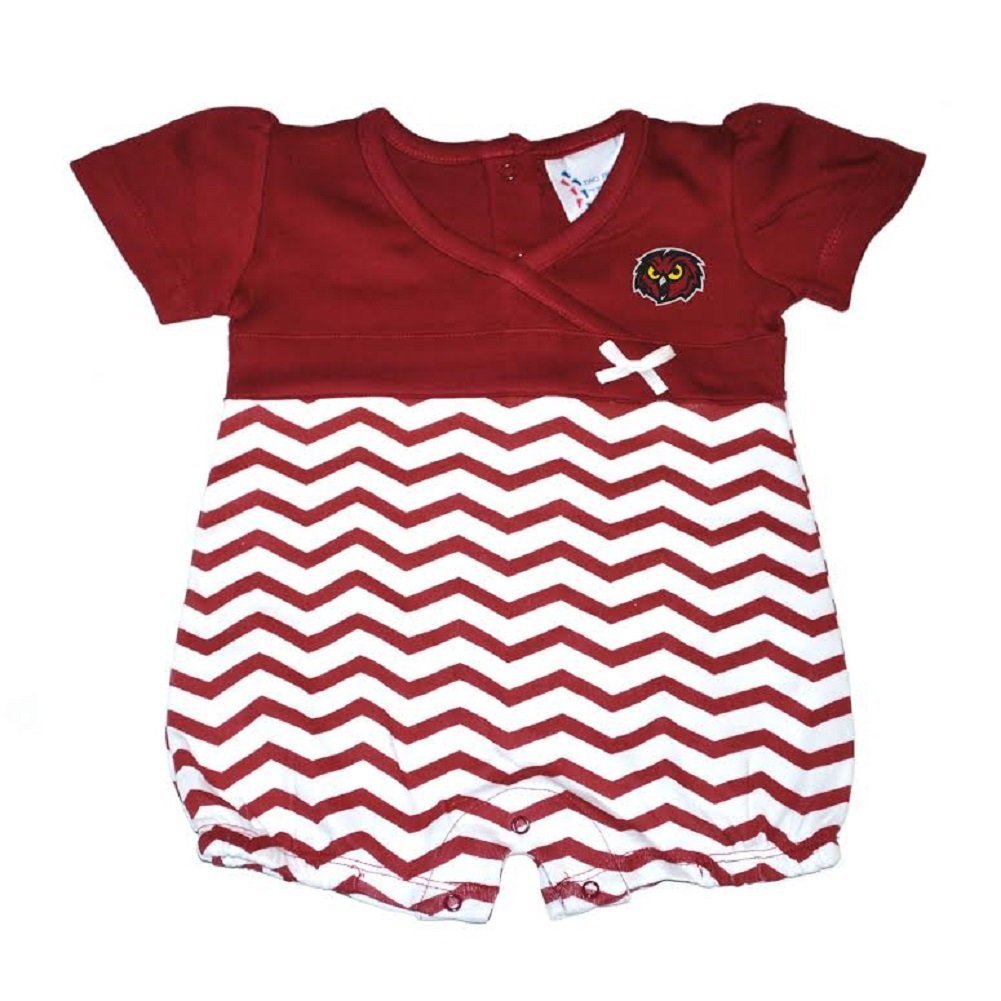 Baby Girls Temple Owls Chevron Romper Size 18 Months