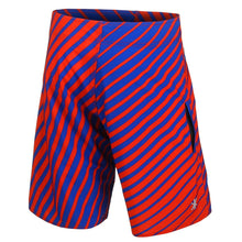 New York Rangers KLEW Mens Stripes Poly Swimsuit Boardshorts