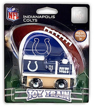 NFL Licensed Indianapolis Colts Wood Toy Train