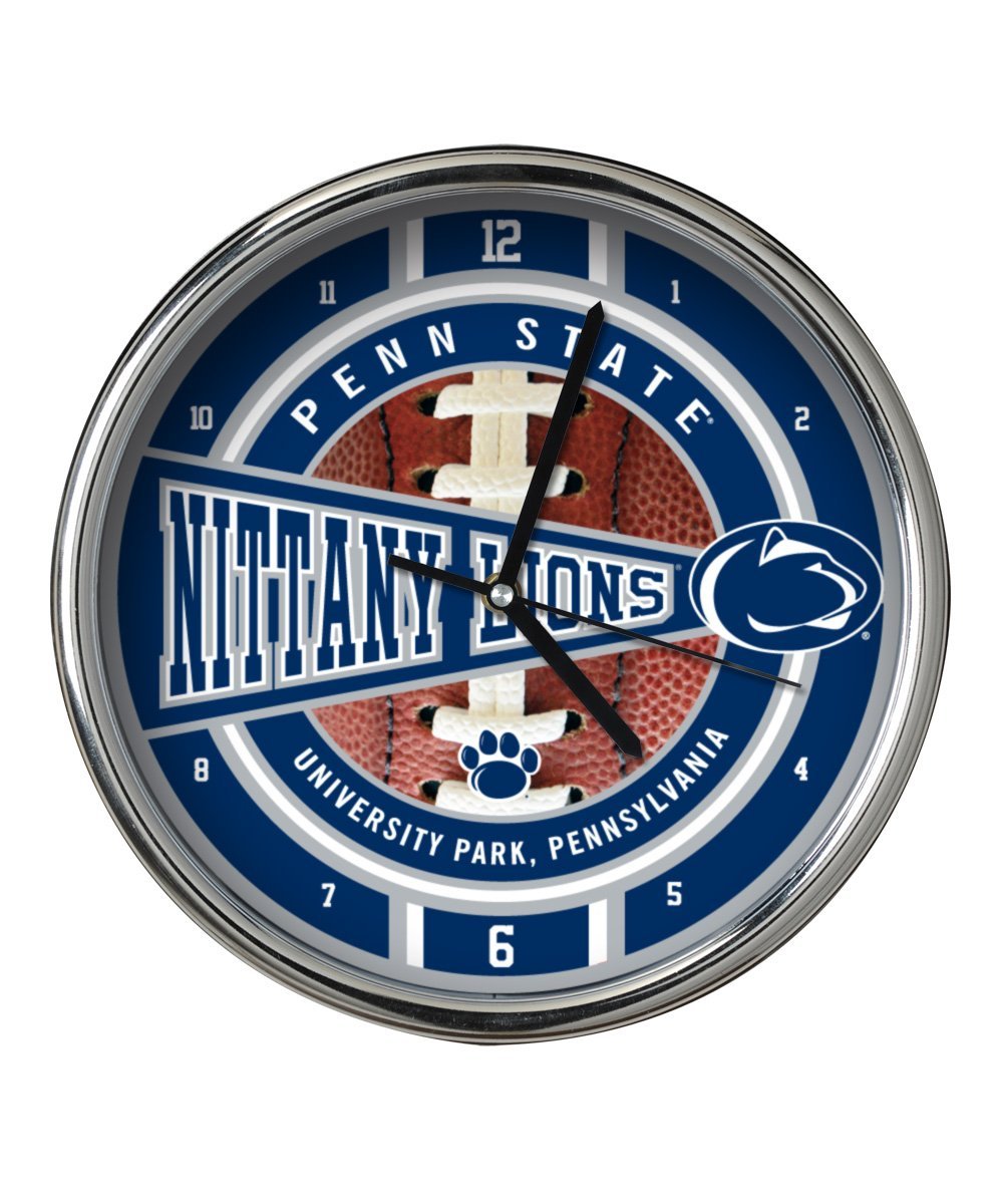 Penn State Chrome Clock