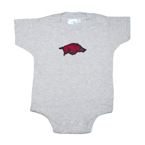 Arkansas Razorbacks Bodysuit - 24 Months - Ash