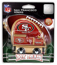 NFL Licensed San Francisco 49ers Wood Toy Train
