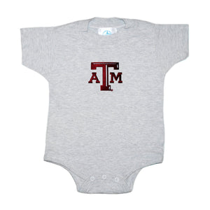 Texas A&M Aggies Bodysuit - 24 Months - Ash