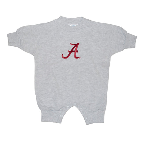 Baby Boys Alabama Crimson Tide Long Leg Romper - Heather