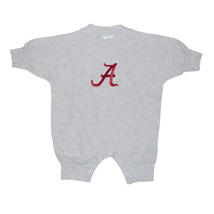 Baby Boys Alabama Crimson Tide Long Leg Romper - Heather
