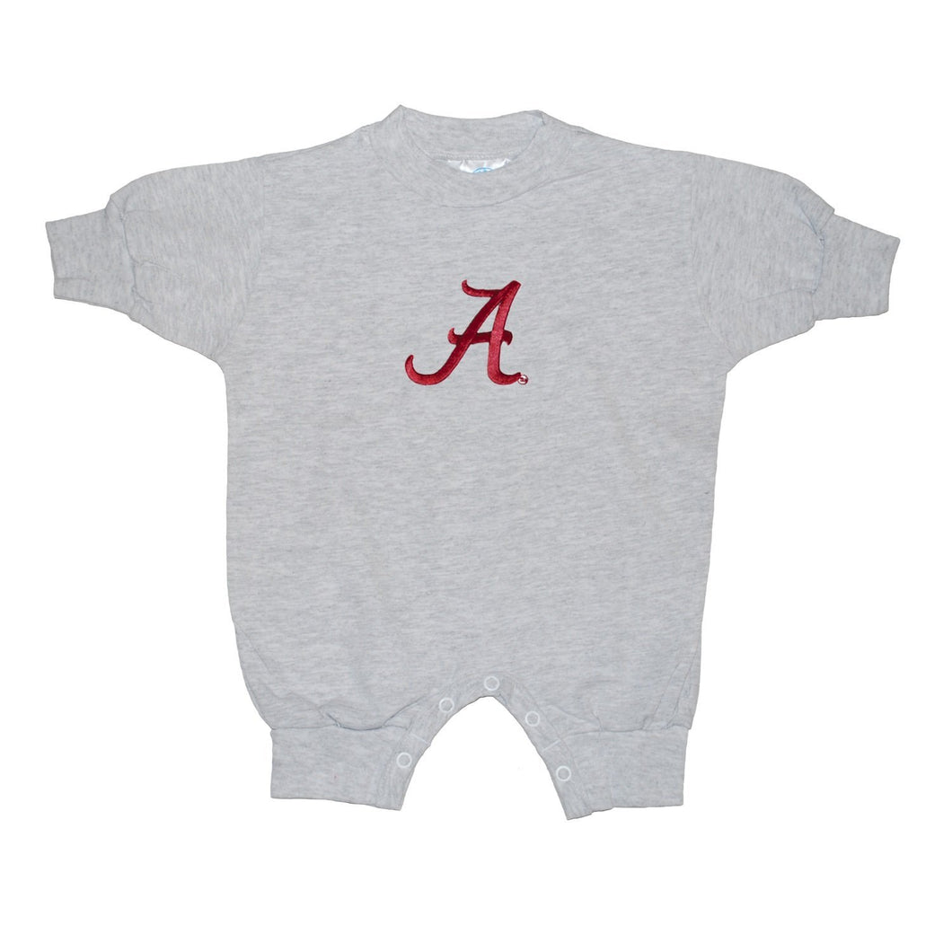 Baby Boys Alabama Crimson Tide Long Leg Romper - Heather