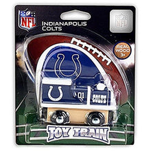 NFL Licensed Indianapolis Colts Wood Toy Train