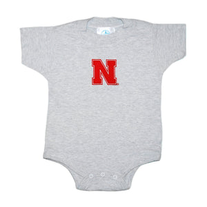 Nebraska Cornhuskers Bodysuit - 24 Months - Ash