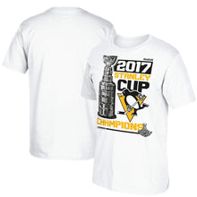 Pittsburgh Penguins Adult 2017 NHL Championship Locker Room T-Shirt - Team Color ,