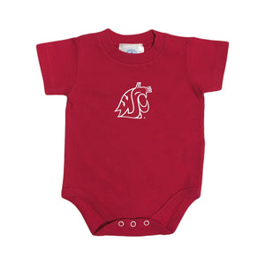 Washington State Cougars Bodysuit - Newborn - Crimson