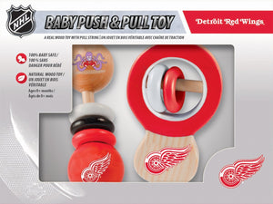 MasterPieces NHL Detroit Red Wings Baby Rattle, 2-Pack