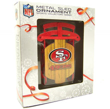 San Francisco 49ers Ornament - Metal Sled