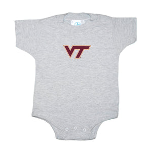 Virginia Tech Hokies Bodysuit - 24 Months - Ash