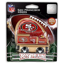 NFL Licensed San Francisco 49ers Wood Toy Train